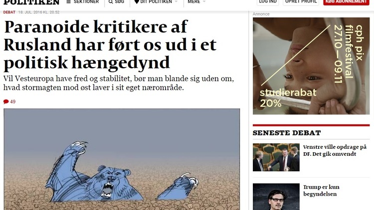 W nadziei, że ta da mu spokój Thorkild Kjærgaard chce oddać Polskę Rosji