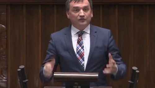 [video] Minister Ziobro ostro do opozycji: Do bólu, gorącym żelazem będziemy wypalać patologie