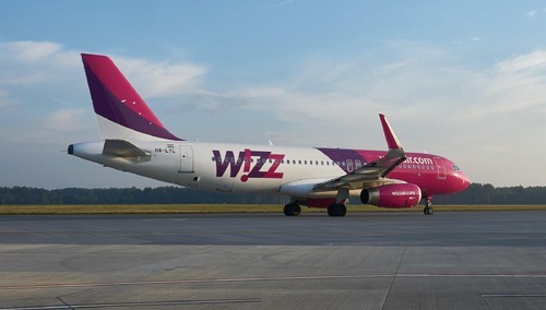 Samolot WizzAir, zdjęcie poglądowe