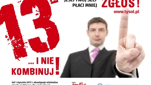 13 zł ciągnie w górę wszystkie zarobki