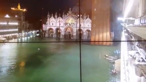 [video] Wenecja zalana. Apokaliptyczne obrazy pięknego miasta pod wodą