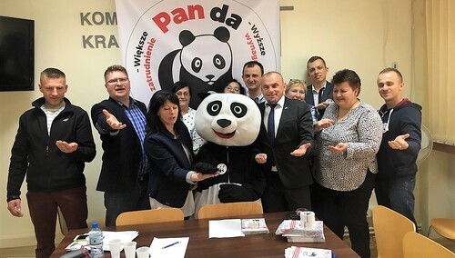 Podczas konferencji prasowej 27 kwietnia w warszawskiej siedzibie "Solidarności". Warszawa, ul. Jasna 7