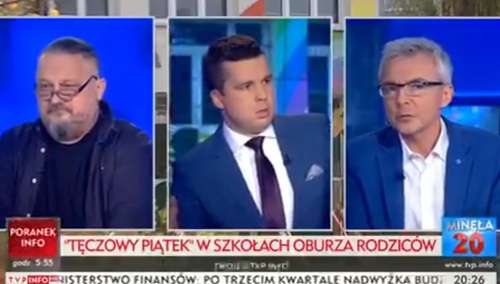 [video] Strzeżcie dzieci. Lewicowy aktywista w TVP Info o "7-letnich lesbijkach" i "8-letnich gejach"