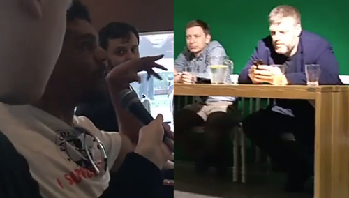 [video] Dr Bawer Aondo-Akaa wzywa Zandberga do debaty o rasizmie, a ten zajęty telefonem