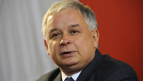 Pomnik Lecha Kaczyńskiego jeszcze przed 11.11.