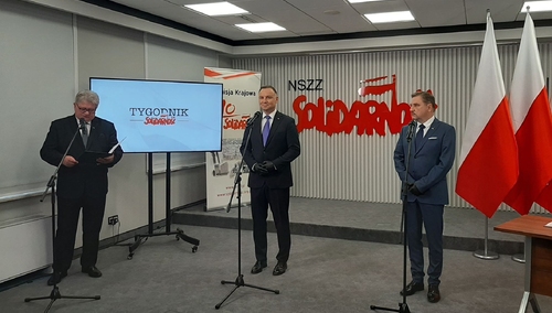 [Wideo] Podpisanie umowy programowej między Solidarnością a Prezydentem RP