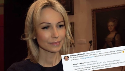 Kazimierz Bulandra obraża Magdę Ogórek na Twitterze. Publicystka odpowiada, internauci komentują