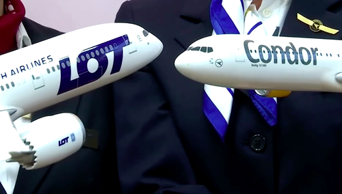 Polskie Linie Lotnicze LOT publikują grafikę na Facebooku. Internauci zachwyceni pomysłowością
