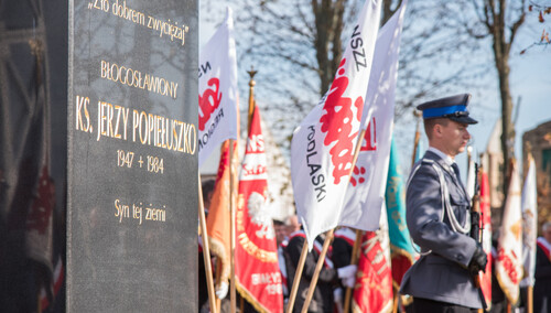 [Fotorelacja] W Suchowoli upamiętniono ks. Jerzego. "Zginął bo głosił prawdę o Bogu i ojczyźnie"