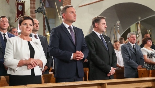 Obchody 35. rocznicy Zbrodni Lubińskiej. Andrzej Duda: Lubin krwią wykupił wolność ojczyzny