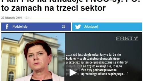 Histeria po naszym wywiadzie z Premier Szydło: "Żegnajcie #NGO.sy!". Czy ktoś ten wywiad czytał?