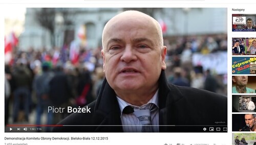 Piotr Bożek, jeden z aktywistów KOD w Bielsku-Białej, to TW „Marek”