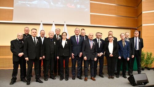 Uroczystość 45. rocznicy powstania NSZZ „Solidarność” oraz rejestracji NZS we Wrocławiu