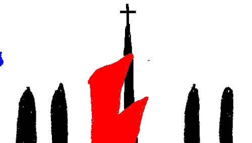 [Kliknij aby zobaczyć całość] Nowy rysunek Krysztopy: #NotreDame