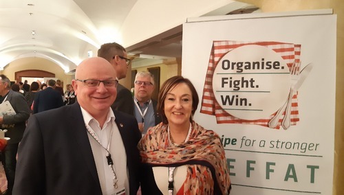 V Kongres EFFAT w Zagrzebiu z udziałem przewodniczącego Sekretariatu Spożywców Zbigniewa Sikorskiego