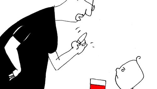 [Kliknij aby zobaczyć całość] Nowy rysunek Krysztopy: "Ja ci dam!"