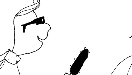 [Kliknij aby zobaczyć całość] Nowy rysunek Krysztopy "Obrońca demokracji"