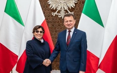 Szefowie MON Polski i Włoch rozmawiali m.in. o problemie nielegalnego przemytu ludzi