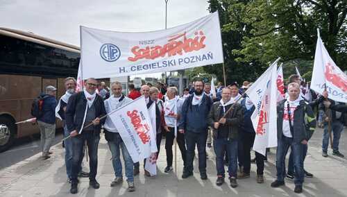 Członkowie Solidarności