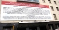 na budynku „Solidarności” zawisł baner przypominający uchwałę KKW NSZZ „Solidarność” z 1989 roku o ochronie prawnej nazwy i znaku graficznego NSZZ „Solidarność”