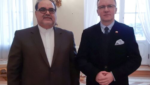 Krzysztof Szczerski spotkał się dziś z Ambasadorem Iranu. Tematem rozmów Konferencja Bliskowschodnia 