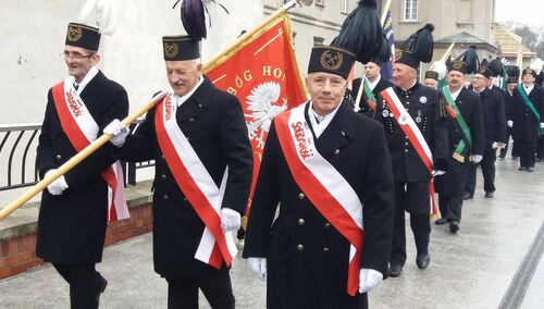 [fotorelacja]  XXVIII Pielgrzymka Górników na Jasną Górę - "Św. Barbaro prowadź nas do Królowej Polski"