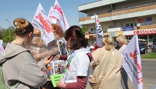 Ubiegłoroczny happening Solidarności w Lublinie