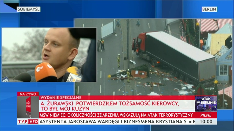 Tragedia w Berlinie. Zginęło co najmniej 12 osób
