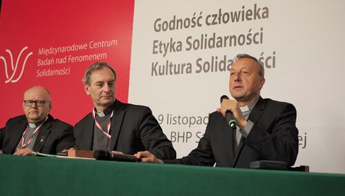 Przemawia ks. prof. Władysław Zuziak