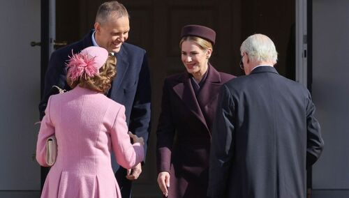 Karol Nawrocki, Marta Nawrocka, królowa Sylwia i Karol XVI Gustaw