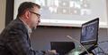 Przewodniczący "Solidanrości" Piotr Duda podczas videokonferencji z szefami Zarządów Regionów Związku