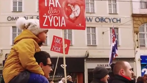[video] Narodowy Marsz Życia 24 marca na Placu Zamkowym w Warszawie