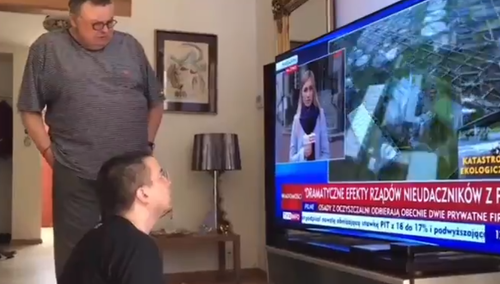 Wojciech Mann, dziennikarz Polskiego Radia, przyłącza się do akcji "Nie świruj" i atakuje TVP