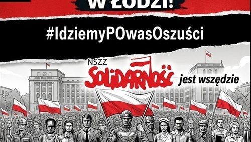 Manifestacja "S" w Łodzi