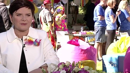 Beata Szydło podczas pikniku z okazji Dnia Dziecka: Marzyłam, by zostać astronautą