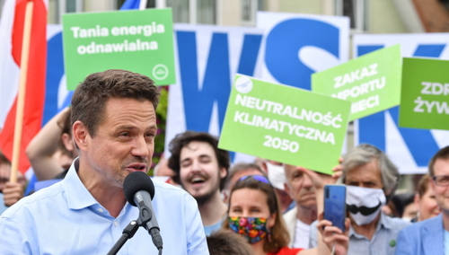 "Czas by Kaczyński odszedł z polityki". Trzaskowski się rozmarzył