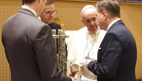 [Z Rzymu dla Tysol.pl] Piotr Duda po spotkaniu z Papieżem: Prosiłem o błogosławieństwo dla ludzi pracy