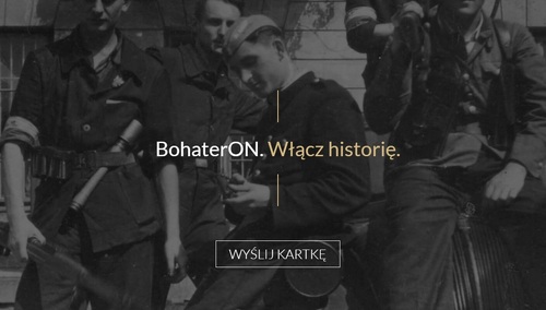 "Bohater ON". Kartka do bohatera