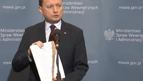 Min. Błaszczak o ustawie uszczelniającej granice: Chodzi o procedury ułatwiające wydalanie z Polski