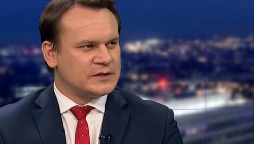 Tarczyński [PiS] do Wielińskiego [GW]: Wywiady robi się siedząc a nie klęcząc przed wejściem Die Welt