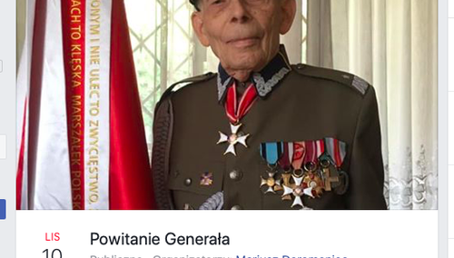 "Sprawmy radość Generałowi, powitajmy go w Warszawie". Zorganizowano niezwykłe wydarzenie na Facebooku