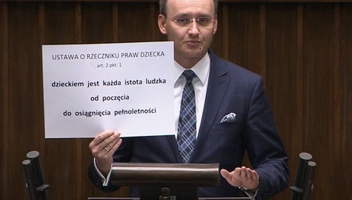[video] Rzecznik Praw Dziecka o projekcie Zatrzymaj Aborcję: Dajcie mi narzędzie do ochrony dzieci
