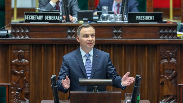 Andrzej Duda: Rosja stwarza zagrożenie dla pokoju i stabilności