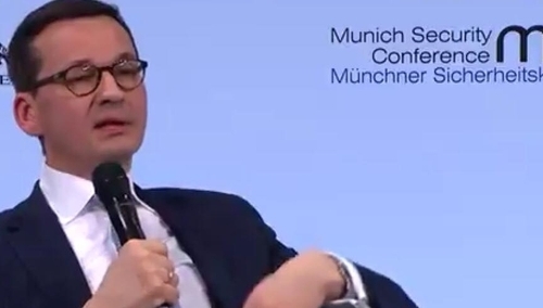 [video] Premier w Monachium: Nie możemy się zgodzić na to, że będzie pomieszanie ofiar ze zbrodniarzami