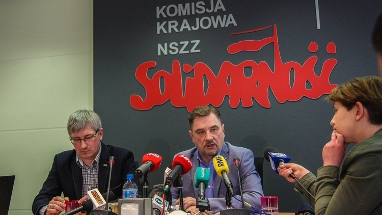 Piotr Duda: "Jest piątka Kaczyńskiego, my domagamy się piątki Solidarności"
