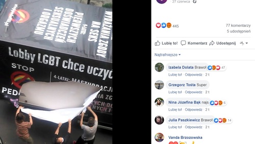 Zaatakowali furgonetkę "Stop Pedofilii", pochwalili się tym w necie. Jednego zatrzymała policja. Histeria