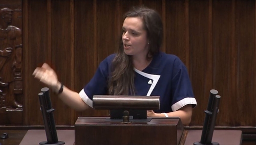 [video] "Na głupotę nie ma rady, dlatego pani nie przerywałem". Terlecki 'zaorał' Jachirę w Sejmie