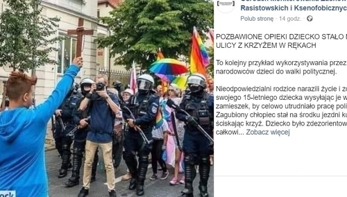 "Przestępstwo rodziców". OMZRiK zawiadomi prokuraturę ws. 15-latka, który zatrzymywał marsz równości