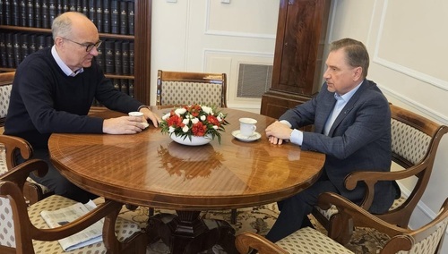 Włodzimierz Czarzasty i Piotr Duda