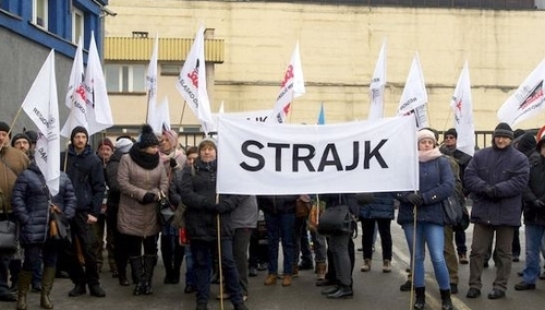 Trwa strajk w Odlewni Żeliwa w Zawierciu. Pracodawca nawet nie próbuje nawiązać dialogu z protestującymi
